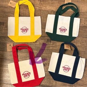 NET! Mini Canvas Tote Bag - Red